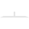 Ekena Millwork Portland Architectural Grade PVC Gable Bracket, 84"W x 17 1/2"H x 2"D x 4"F, 5/12 Pitch GBP084X18X0204POR00 - alternate 4